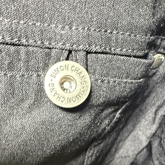 Simon Chang Charcoal Denim Jacket - Picture 4 of 8